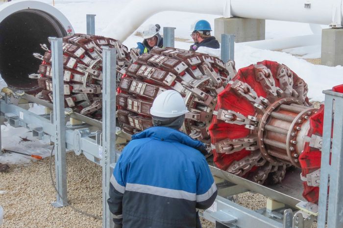 Pipeline inspection by the Rosen company